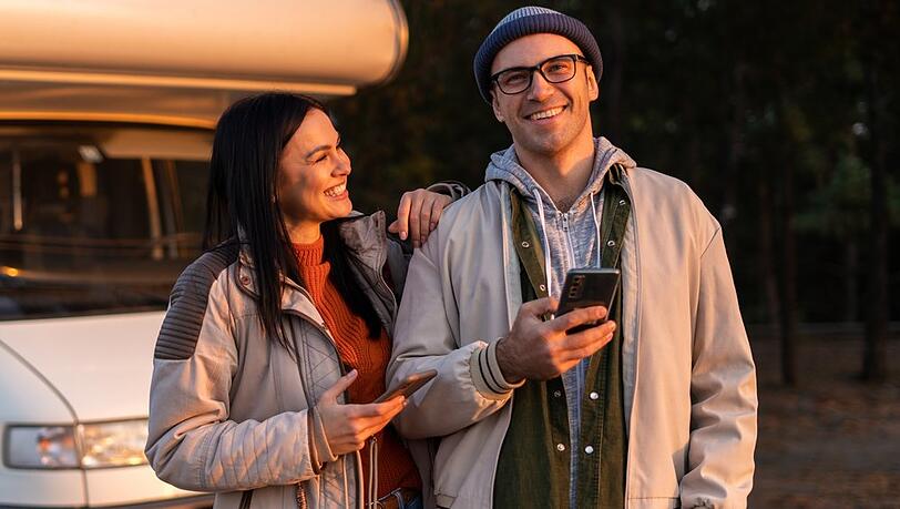 Vom Dauercamper bis zum Wohnmobil-Nomaden: Mit den richtigen Apps finden Camping-Urlauber den geeigneten Stellplatz.