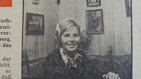 „In der Mundart schwingt immer ein humorvoller Ton mit“, sagt Oberstudienrätin Heidi Plankenhorn 1974 zur AZ.