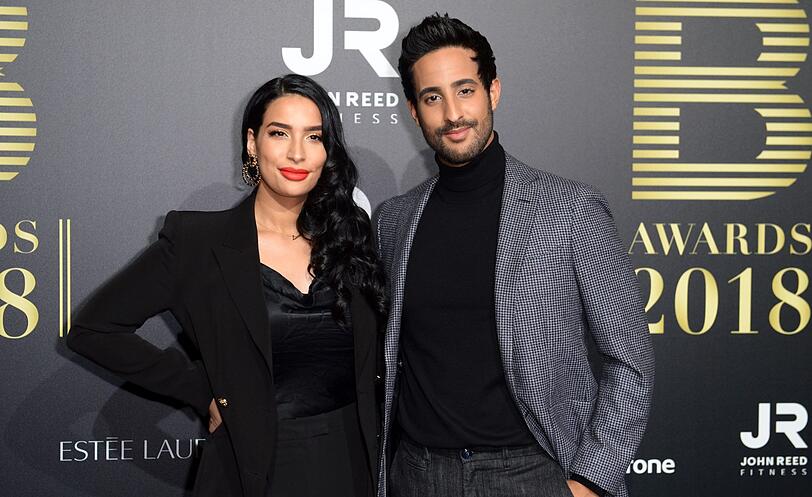 Sami Slimani mit Schwester Lamyia Slimani.