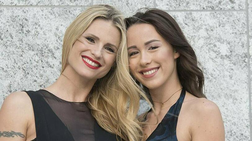 Michelle Hunziker und Tochter Aurora Ramazzotti bei einem gemeinsamen Auftritt im Jahr 2018.
