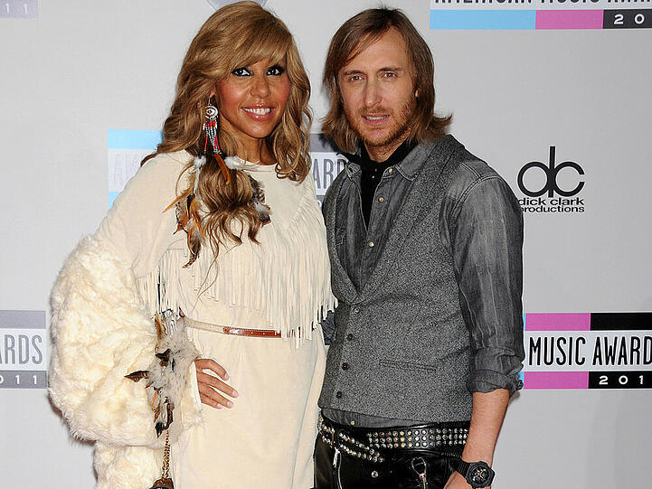 2011 bei den American Music Awards scheint noch alles in Ordnung gewesen zu sein: Cathy und David Guetta