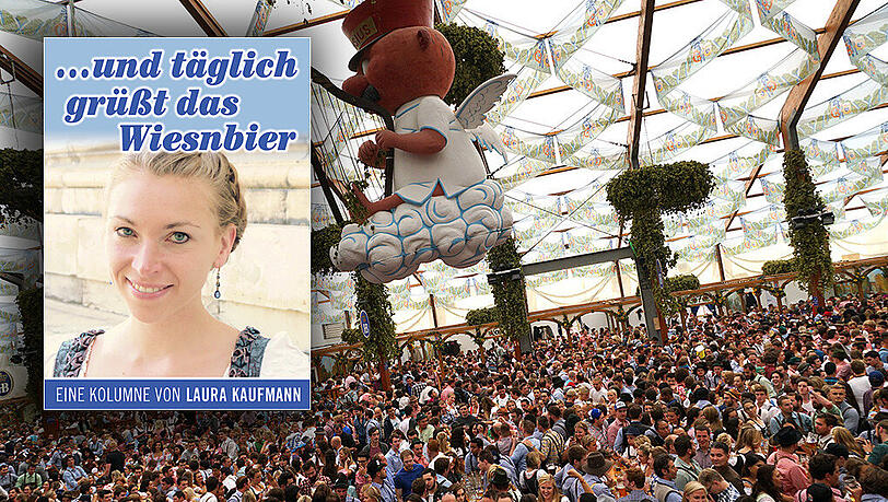 Wiesn-Reporterin Laura Kaufmann über das Hofbräu-Festzelt und Hochzeiten. Wiesn-Reporterin Laura Kaufmann über das Hofbräu-Festzelt und Hochzeiten.
