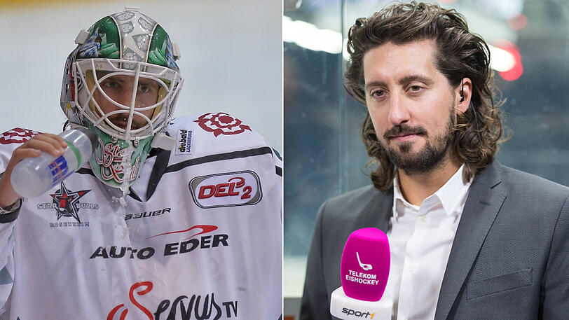 Der einstige DEL-Goalie Patrick Ehelechner arbeitet jetzt als Eishockey-Experte bei Sport1 und Telekom Sport.