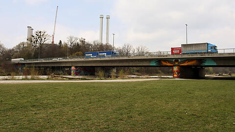 Nahe der Brudermühlbrücke kam es zu dem Streit. (Archivbild)