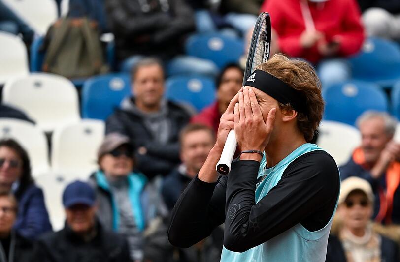 Augen zu und raus: Alexander Zverev bei den BMW Open.