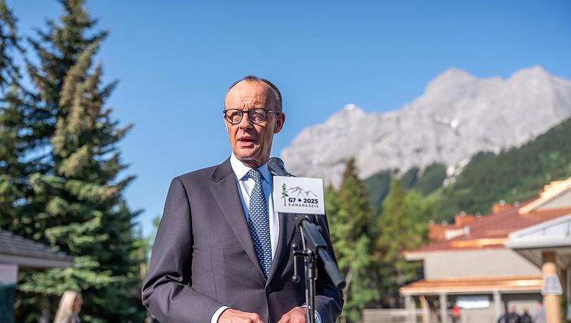 Bundeskanzler Friedrich Merz im Juni beim G7-Gipfel in Kananaskis in Kanada.