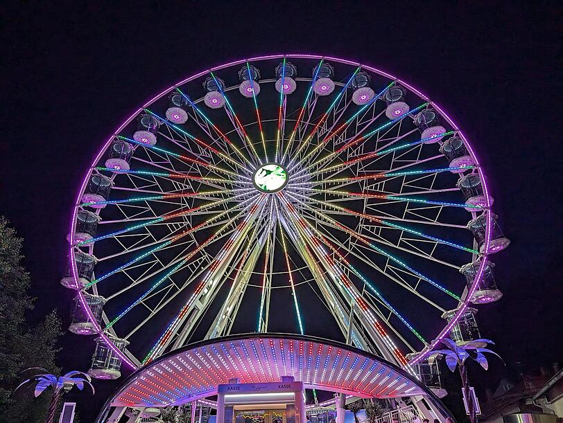 Das Riesenrad sorgt f&uuml;rs Volksfest-Gef&uuml;hl. Allerdings kam damit eine nicht erwartete Rechnung ins Haus.