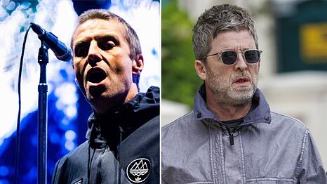 Liam Gallagher (l.) und Bruder Noel werden wieder gemeinsam auf der Bühne stehen.