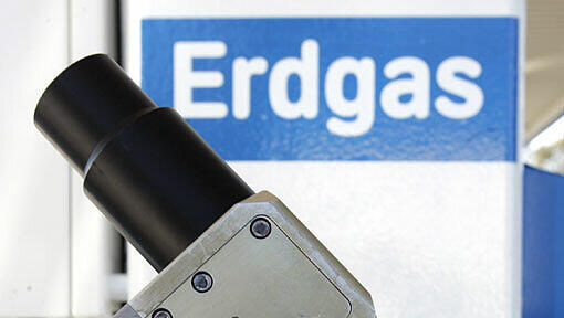 Gas geben: Eine Erdgas-Zapfpistole... Gas geben: Eine Erdgas-Zapfpistole...