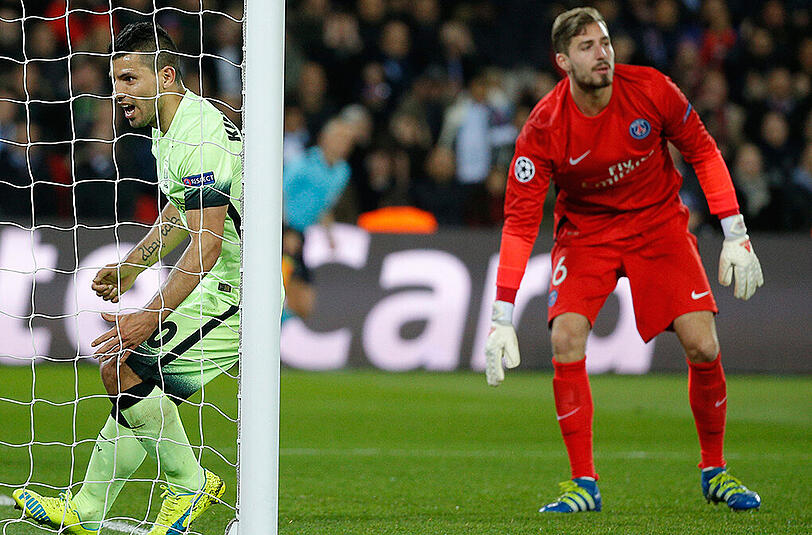 Musste zwei Mal hinter sich greifen, aber hat trotzdem noch große Chancen auf das Champions League-Halbfinale: PSG-Torhüter Kevin Trapp.