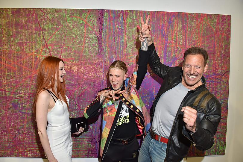 Barbara Meier, Alexander Höller mit Ralf Moeller