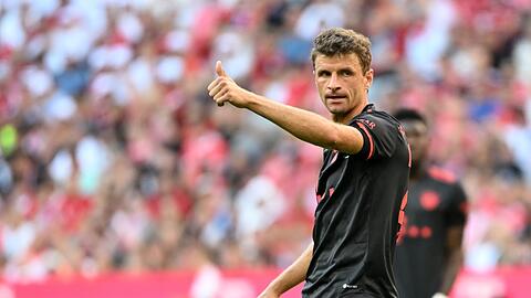 Bayerns Thomas Müller erzielte das zweite Tor für sein Team.