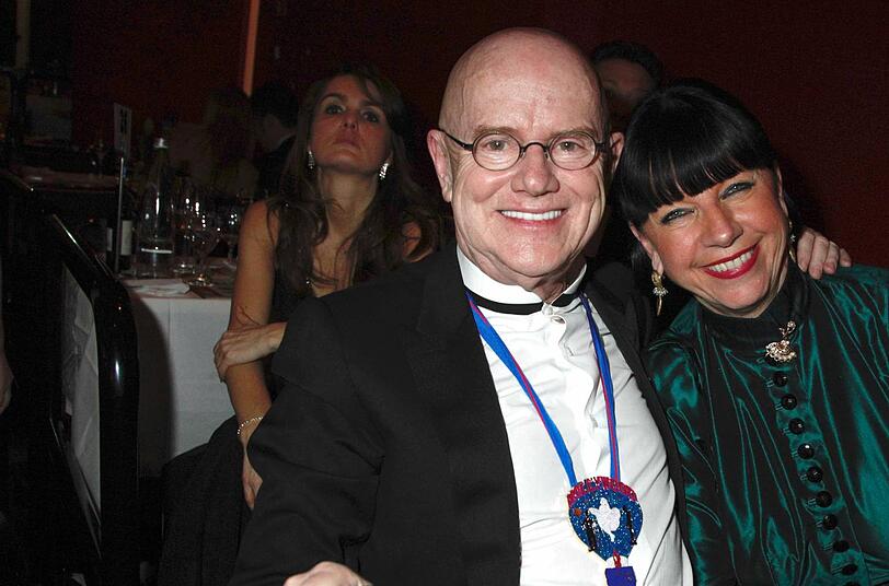 Erich Leujeune, Motivationscoach und Fernsehmoderator, mit seiner Gattin Irene auf Narrhalla-Soiree 2014.