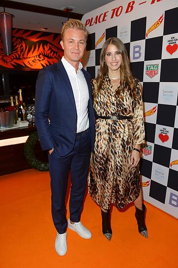 Nico Rosberg und Cathy Hummels.