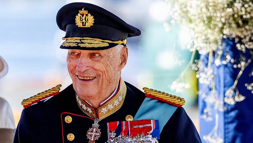 K&ouml;nig Harald auf einer Aufnahme aus dem Jahr 2024.