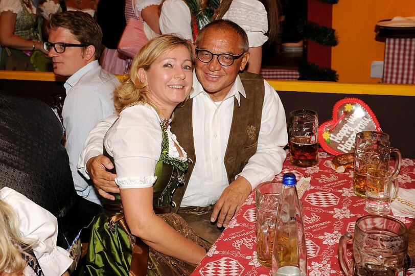 Felix Magath mit Ehefrau Nicola.