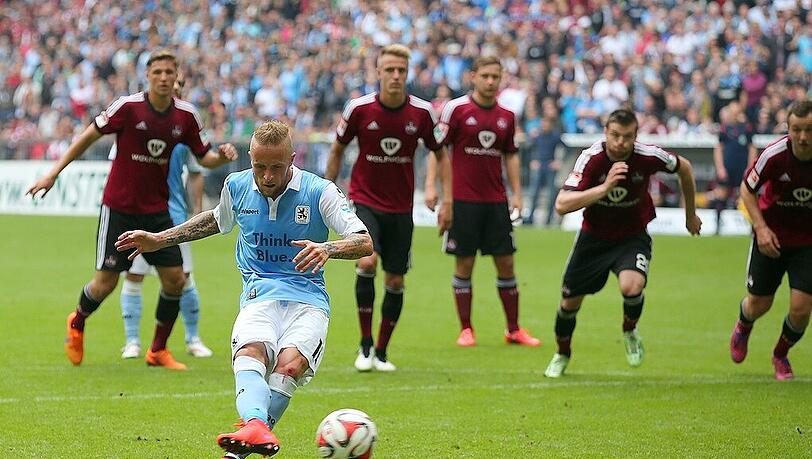 Den letzten Elfmeter für den TSV 1860 versenkte Daniel Adlung gegen den 1. FC Nürnberg. Den letzten Elfmeter für den TSV 1860 versenkte Daniel Adlung gegen den 1. FC Nürnberg.