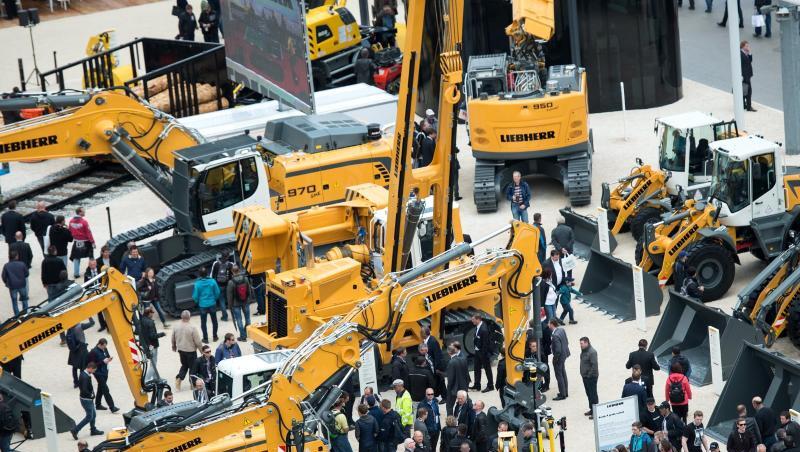 Der Baumaschinenhersteller Liebherr ist einer der größten Aussteller auf der Bauma. Der Baumaschinenhersteller Liebherr ist einer der größten Aussteller auf der Bauma.