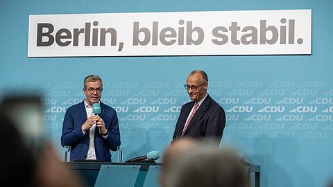 Kanzler und CDU-Chef Merz trat im Wahlkampf lieber in der Parteizentrale als in der &Ouml;ffentlichkeit auf.