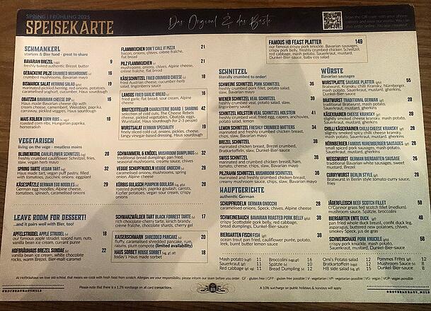 Obazda, Schnitzel, Bratwurst: Wer in Australien nicht auf deutsche K&uuml;che verzichten kann, sollte im Hofbr&auml;uhaus von Melbourne vorbeischauen.