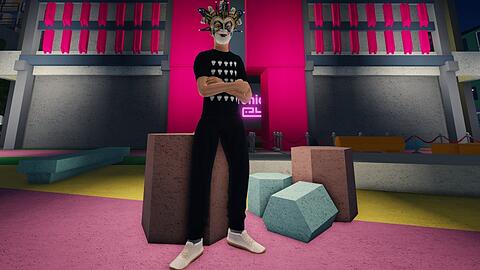 "Beatland" by Telekom Electronic Beats: Avatar Boris Brejcha.