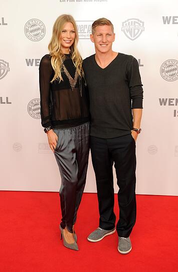 Bastian Schweinsteiger und seine Freundin, das Modell Sarah Brandner