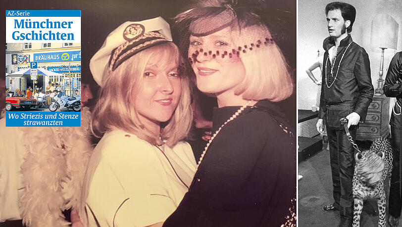 Barbara Kruppka (l.) mit einer Freundin beim Fasching. Kleines Bild: Der junge Rudolph Moshammer nimmt auch mal einen Geparden mit. Barbara Kruppka (l.) mit einer Freundin beim Fasching. Kleines Bild: Der junge Rudolph Moshammer nimmt auch mal einen Geparden mit.