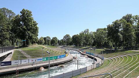 Die Augsburger Wildwasseranlage wurde für die Olympischen Spiele 1972 gebaut. (Archivbild)