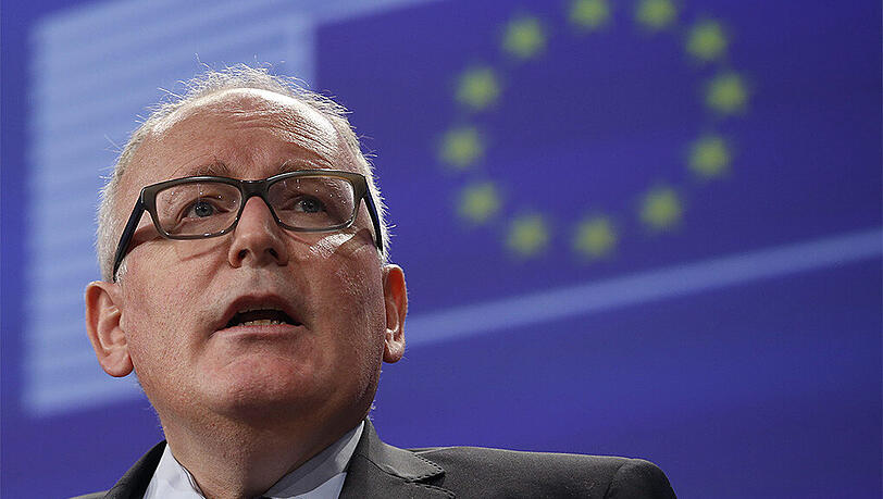 Der EU-Vize-Kommissionschef Frans Timmermans kündigte ein grundlegendes Sicherheitspaket, im Kampf gegen den Terror, an. Der EU-Vize-Kommissionschef Frans Timmermans kündigte ein grundlegendes Sicherheitspaket, im Kampf gegen den Terror, an.