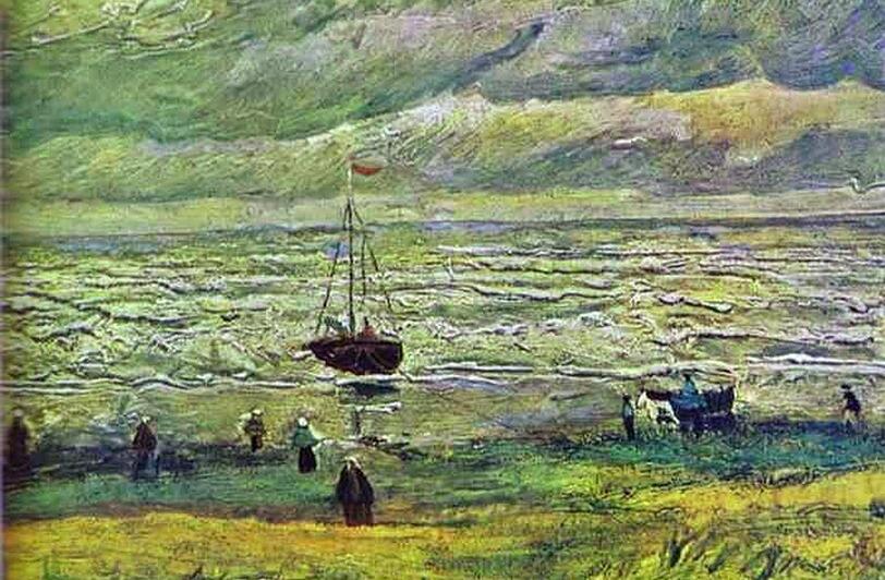 Das Gemälde "Meeressicht bei Scheveningen" von 1882 war eines der aus dem Van Gogh Museum gestohlenen Werke.