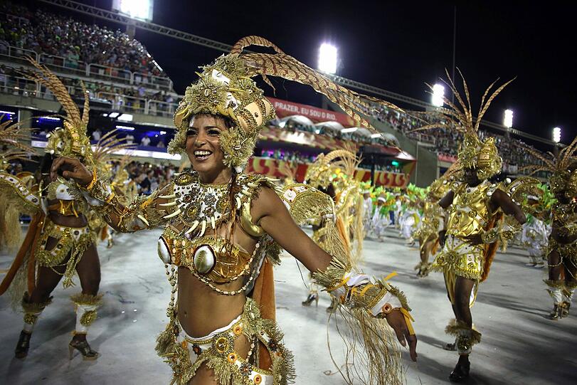 Heiße Rhythmen, heiße Tänze: Die besten Bilder vom Karneval im Sambodromo in Rio.