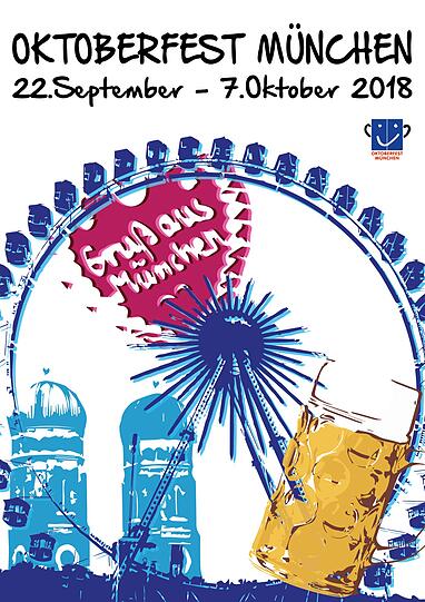 Oktoberfest-Plakat-Entwurf.