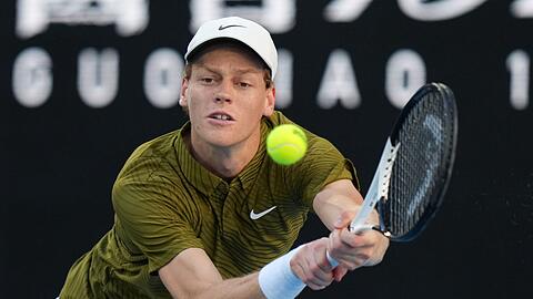 Jannik Sinner hatte im Achtelfinale von Melbourne keine Probleme.