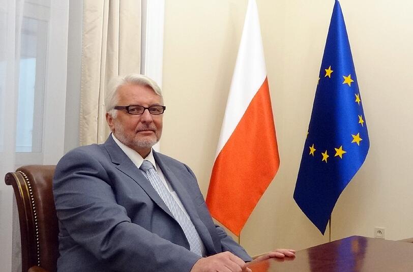 Witold Waszczykowski: "Manchmal würden wir in bestimmten Angelegenheiten eine gewisse Kompromissbereitschaft erwarten". Foto: Natalie Skrzypczak