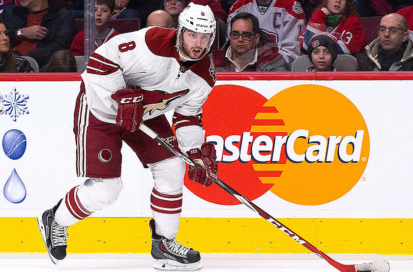 Center Tobias Rieder von den Arizona Coyotes.