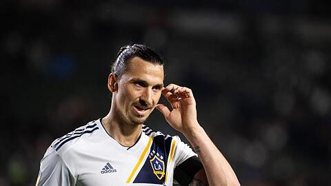 Zlatan Ibrahimovic von LA Galaxy wurde von der MLS für zwei Spiele gesperrt.