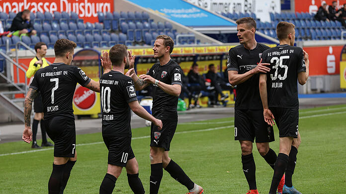 Der FC Ingolstadt feierte am Samstag einen 5:1-Kantersieg beim MSV Duisburg.
