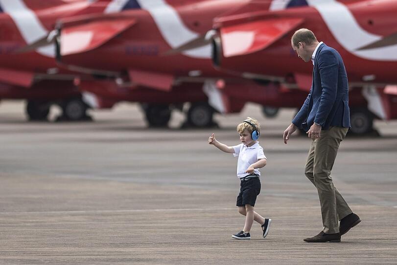Der kleine George feiert seinen dritten Geburtstag. Die süßesten Bilder des Prinzen.