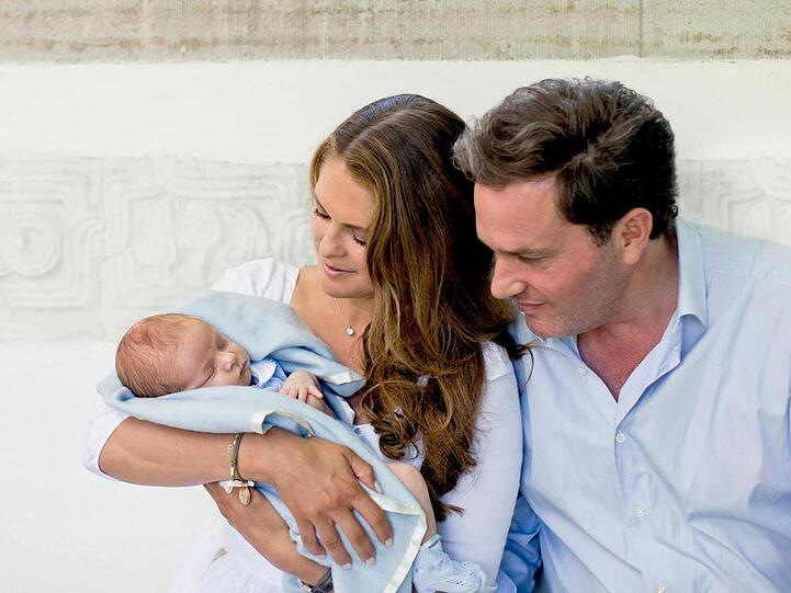 Prinzessin Madeleine und Ehemann Christopher O'Neill sind ganz vernarrt in Söhnchen Nicolas