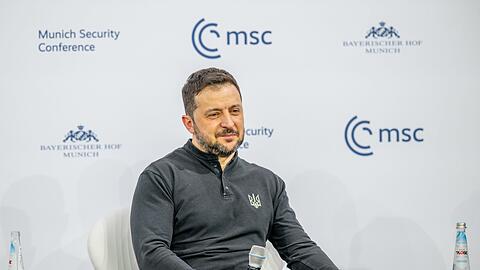 Ukraines Präsident Wolodymyr Selenskyj bei der Münchner Sicherheitskonferenz.