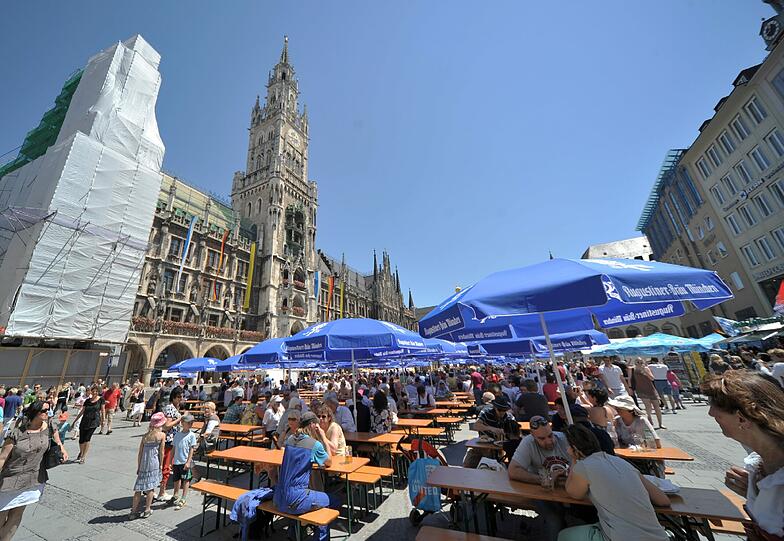 Traumhaftes Wetter: Rechtzeitig zum traditionellen Stadtgründungsfest zeigt sich München von seiner besten Seite.