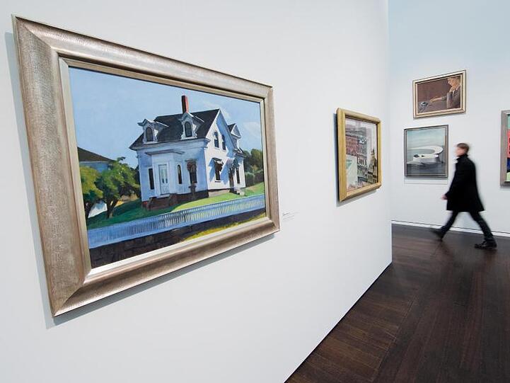 Das Gemälde "Hodgkins Haus" (1928) des Künstlers Edward Hopper.