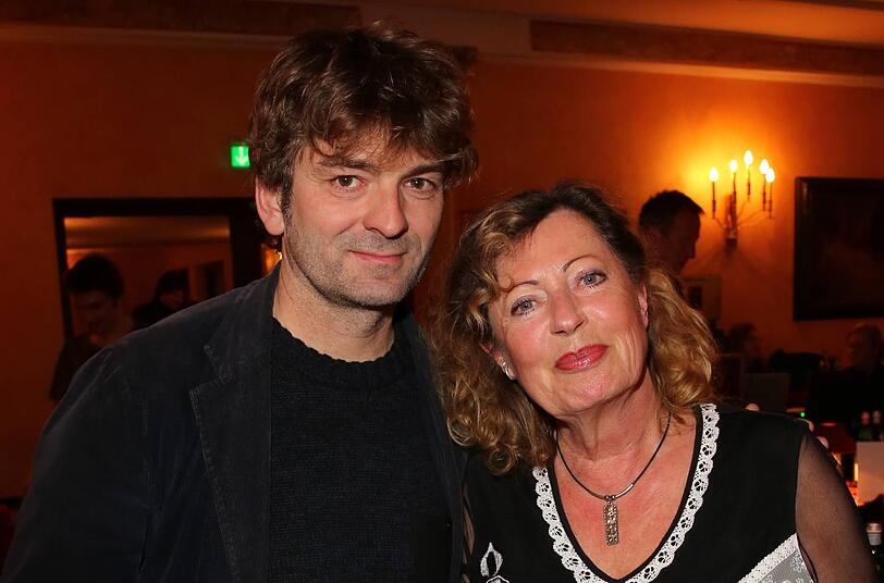 Lustspielhaus-Chef Till Hofmann mit Schauspielerin Veronika Faber.