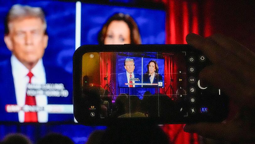 Fünf in einem Vergewaltigungsfall zu Unrecht verurteilte und später entlastete Männer fühlten sich von Donald Trump während der TV-Debatte verleumdet. (Archivbild)