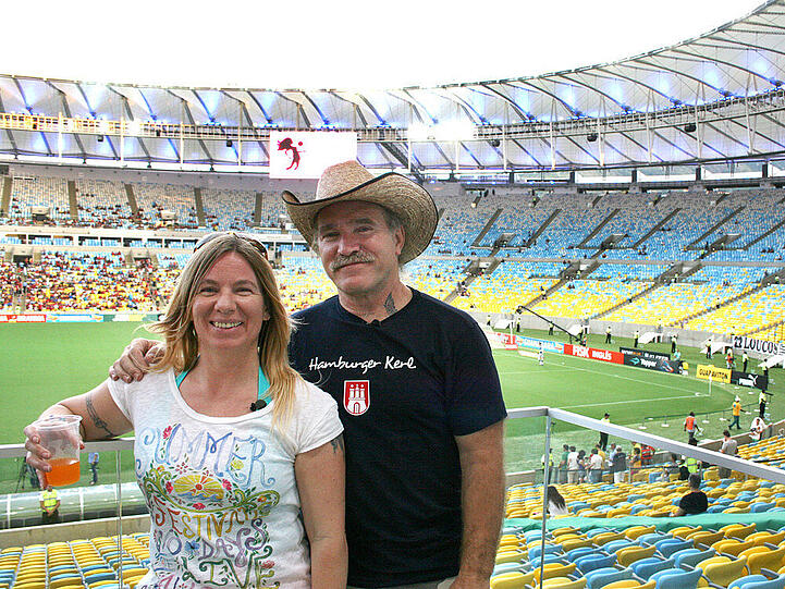 Die Reimanns auf Stadiontour in Brasilien