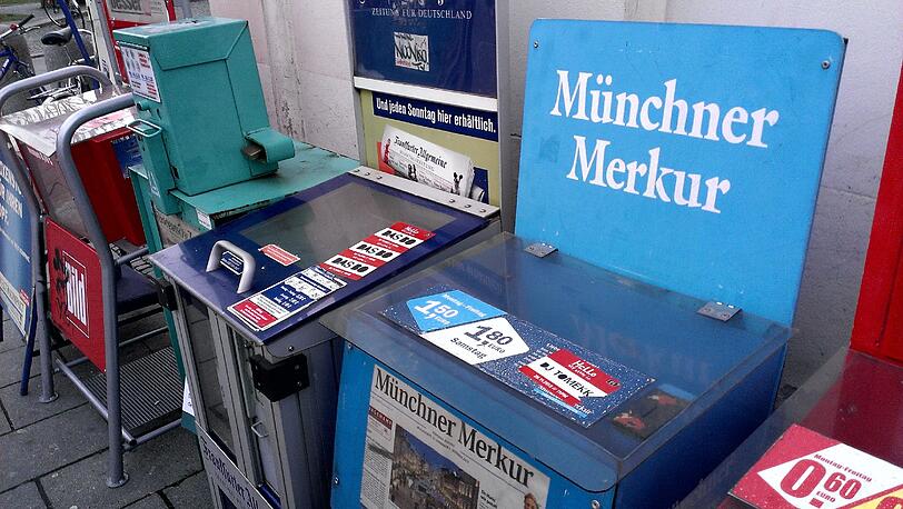 Auf Zeitungskästen haben die Dinger auch nichts verloren.