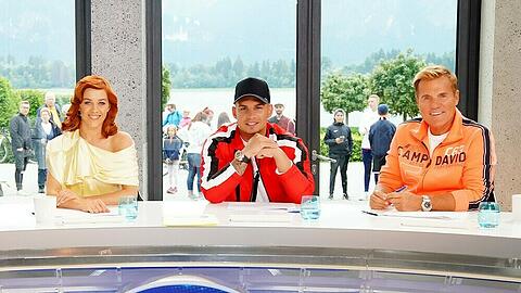 Werden nicht mehr gemeinsam in der "DSDS"-Jury sitzen: Oana Nechiti (v.l.), Pietro Lombardi und Dieter Bohlen.