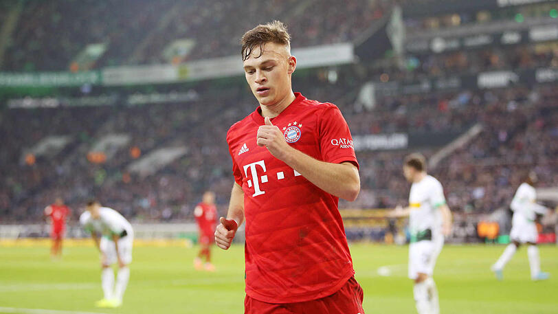 Dauerbrenner beim FC Bayern - auf der Sechs und als Rechtsverteidiger: Joshua Kimmich.