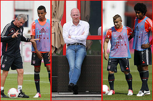 Liegestütz für die Meisterschaft: Die besten Bilder vom Training des FC Bayern zum Durchklicken!