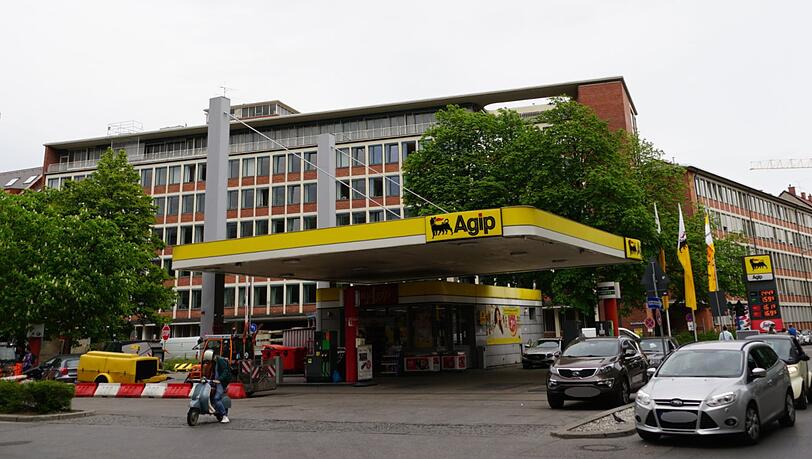 In dieser Tankstelle in der Altstadt kam es zum Streit.